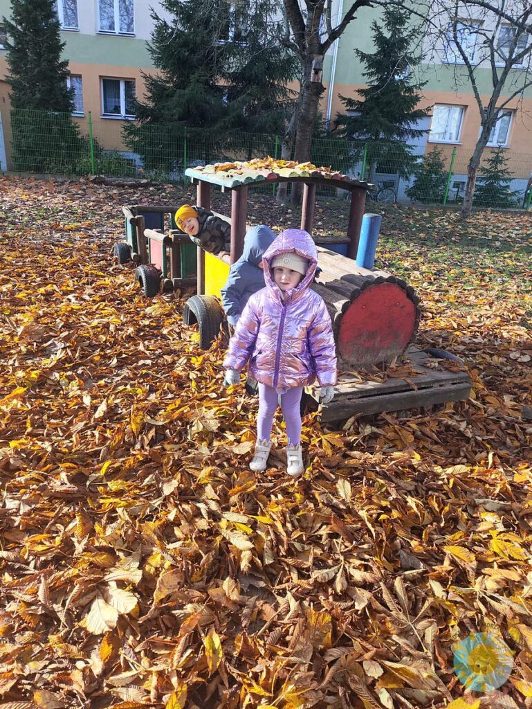 Bawiące się dzieci na przedszkolnym placu zabaw - Przedszkole Samorządowe Nr 2 Pod Słonkiem w Białymstoku