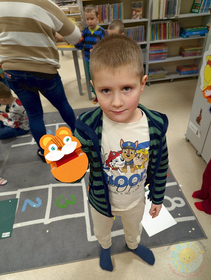 Dzieci na zajęciach w książnicy - Przedszkole Samorządowe Nr 2 Pod Słonkiem w Białymstoku